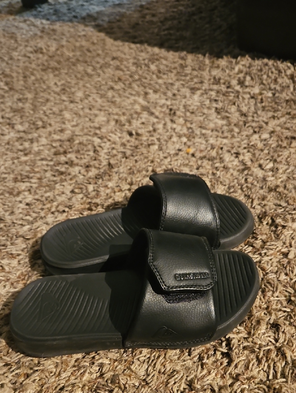 Quiksilver Black Kids Slide Sandals